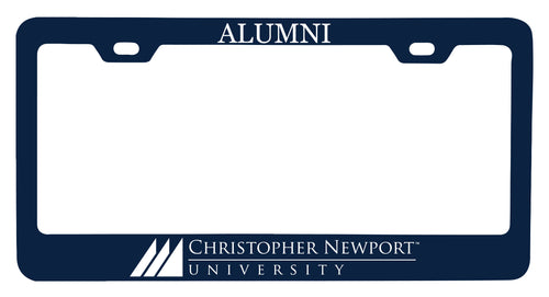 NCAA Christopher Newport Captains Alumni License Plate Frame - Colorful Heavy Gauge Metal, Officially Licensed