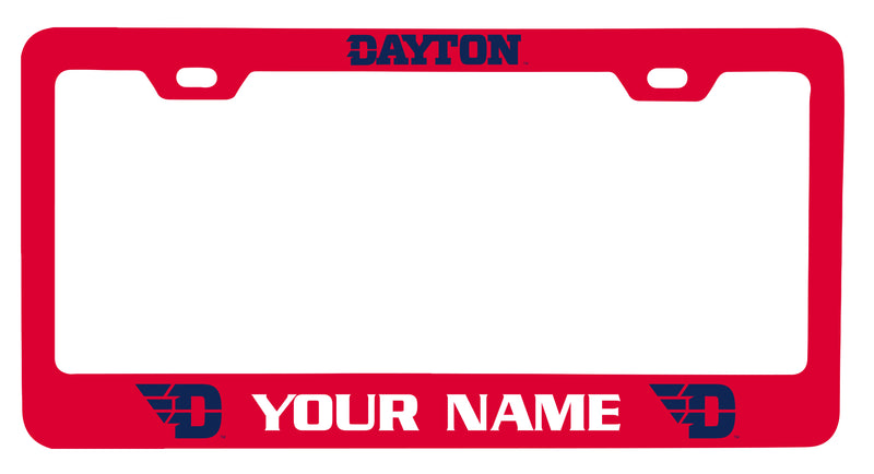 Dayton Flyers Customizable Metal License Plate Frame Officially Licensed Collegiate Product  