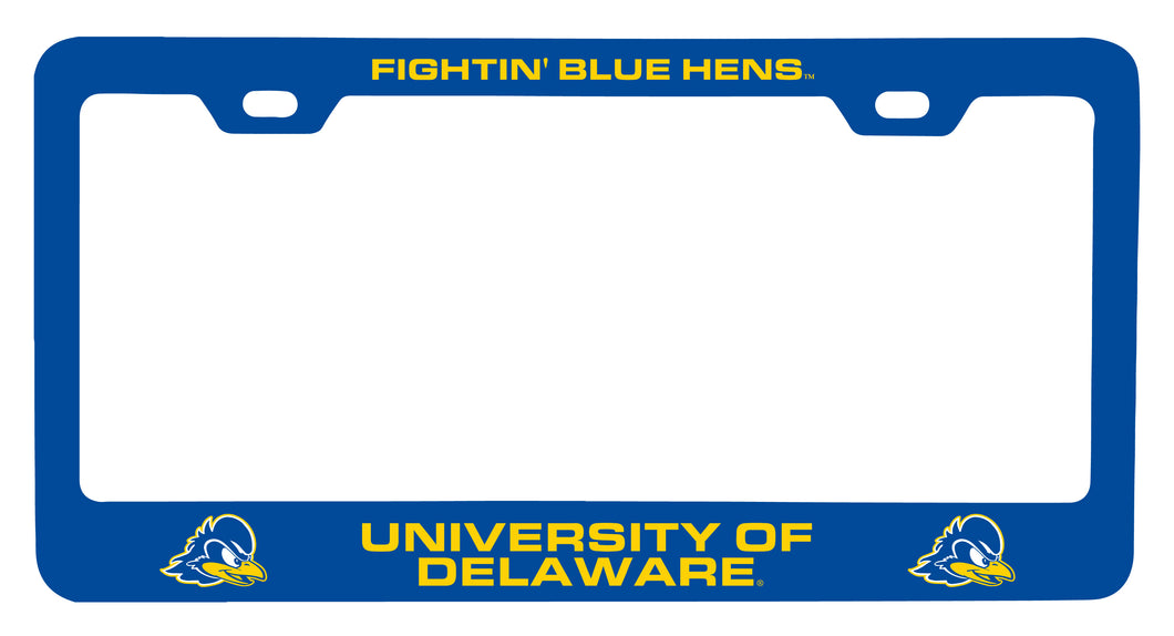 NCAA Delaware Blue Hens License Plate Frame - Colorful Heavy Gauge Metal, Officially Licensed