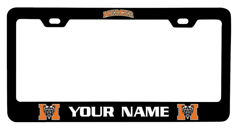 Mercer University Customizable Metal License Plate Frame Officially Licensed Collegiate Product  
