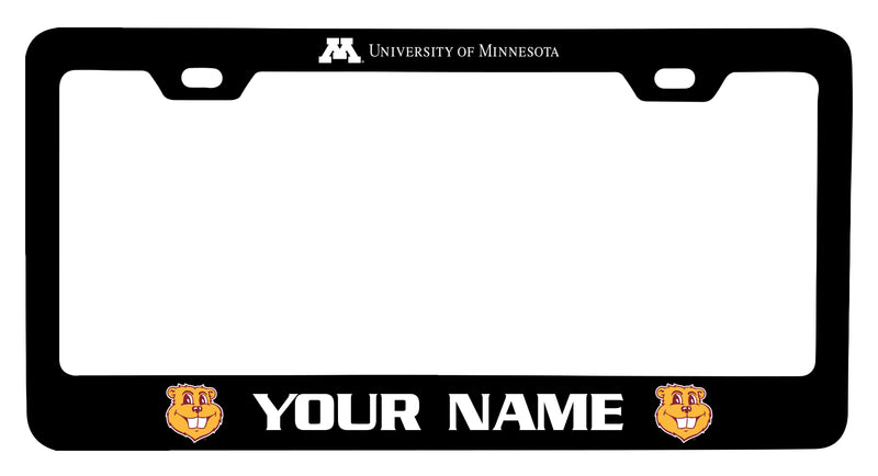 Minnesota Gophers Customizable Metal License Plate Frame Officially Licensed Collegiate Product  