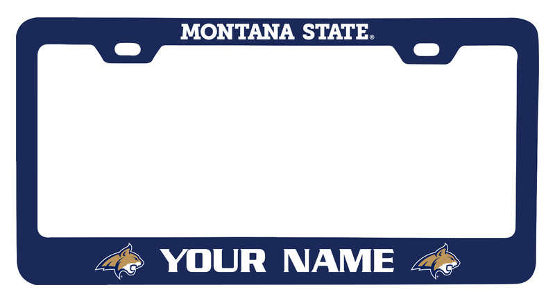 Montana State Bobcats Customizable Metal License Plate Frame Officially Licensed Collegiate Product  