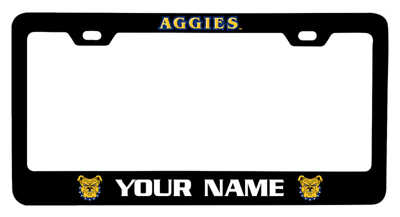 North Carolina A&T State Aggies Customizable Metal License Plate Frame Officially Licensed Collegiate Product  