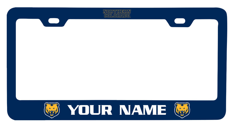 Northern Colorado Bears Customizable Metal License Plate Frame Officially Licensed Collegiate Product  