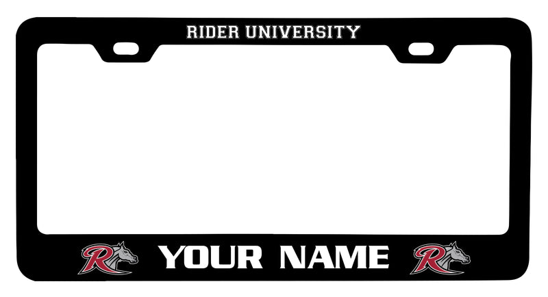 Rider University Broncs Customizable Metal License Plate Frame Officially Licensed Collegiate Product  
