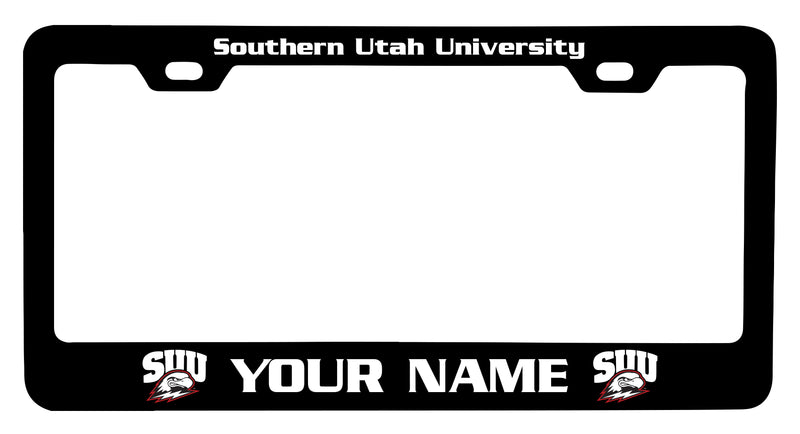 Southern Utah University Customizable Metal License Plate Frame Officially Licensed Collegiate Product  