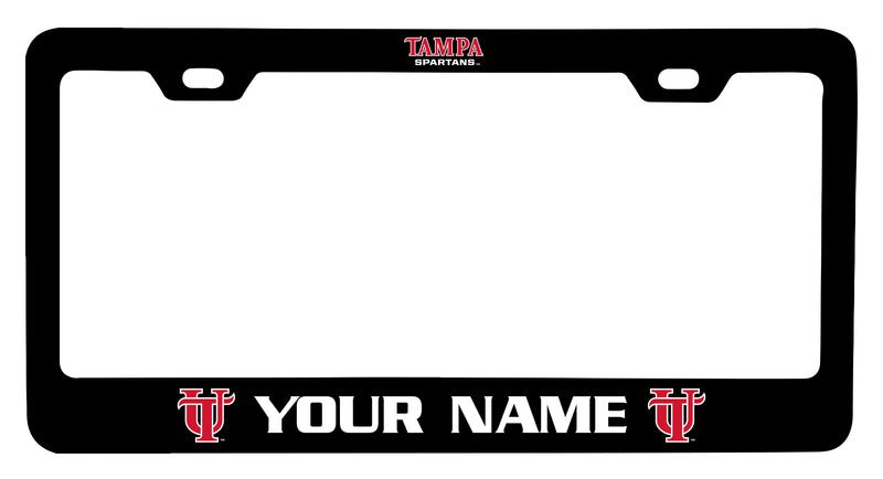 University of Tampa Spartans Customizable Metal License Plate Frame Officially Licensed Collegiate Product  