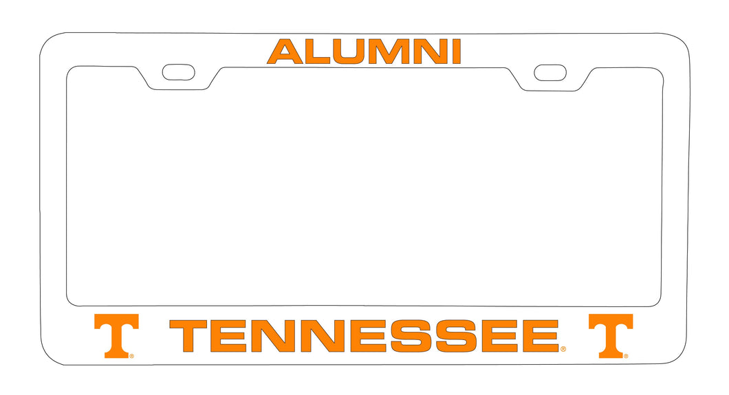 12 Pack University of Tennessee Knoxville Alumni License Plate Frame - Colorful Heavy Gauge Metal, Officially Licensed Pack of 12 White