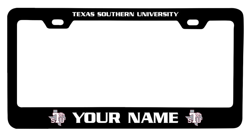 Texas Southern University Customizable Metal License Plate Frame Officially Licensed Collegiate Product  