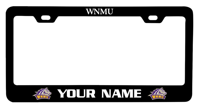 Western New Mexico University Customizable Metal License Plate Frame Officially Licensed Collegiate Product  