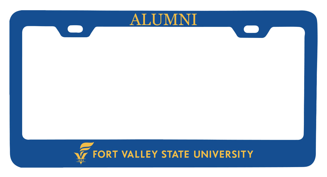 NCAA Fort Valley State University Alumni License Plate Frame - Colorful Heavy Gauge Metal, Officially Licensed