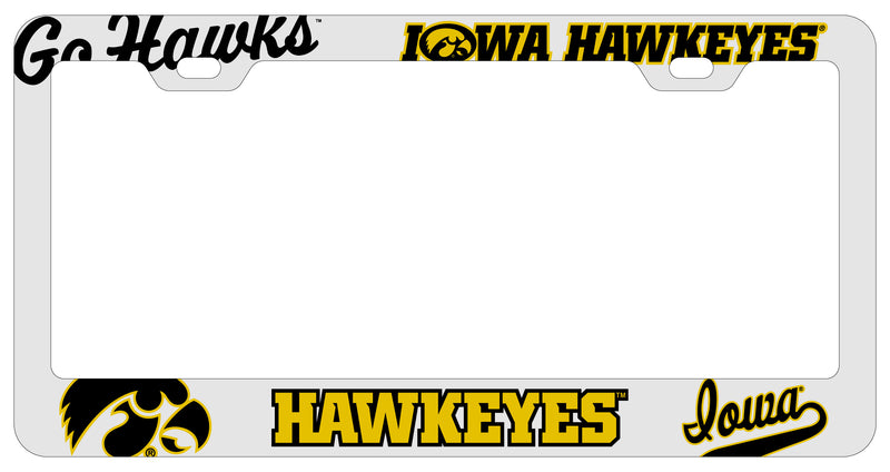Iowa Hawkeyes Officially Licensed Collegiate License Plate Frame 