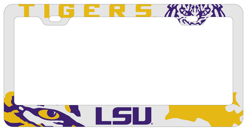 LSU Tigers Officially Licensed Collegiate License Plate Frame 