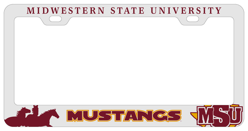 Midwestern State University Mustangs Officially Licensed Collegiate License Plate Frame 