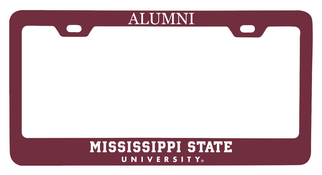 NCAA Mississippi State Bulldogs Alumni License Plate Frame - Colorful Heavy Gauge Metal, Officially Licensed
