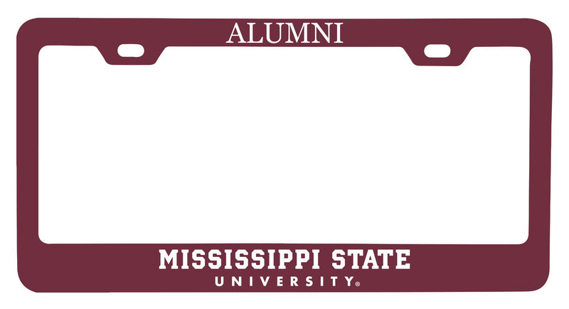 Mississippi State Bulldogs Alumni License Plate Frame - Colorful Heavy Gauge Metal, Officially Licensed