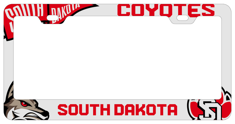 South Dakota Coyotes Officially Licensed Collegiate License Plate Frame 