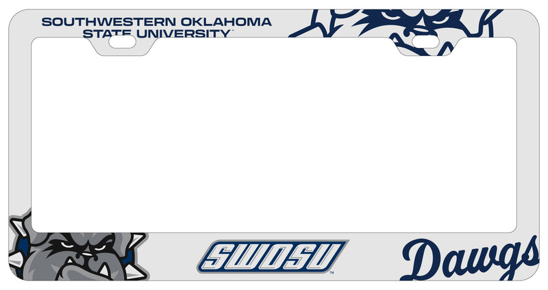 Southwestern Oklahoma State University Officially Licensed Collegiate License Plate Frame 