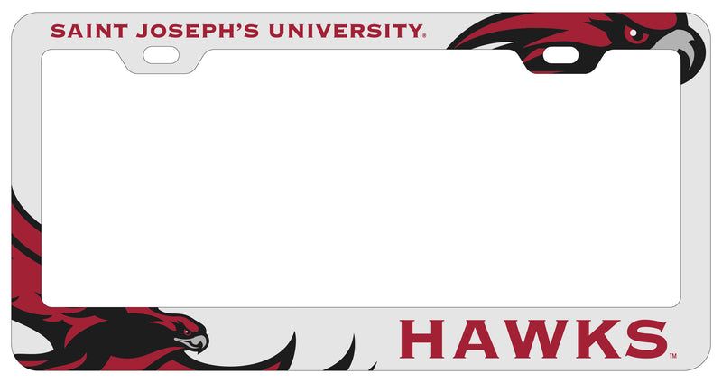 Saint Joseph's University Hawks Offic. Lic. Collegiate License Plate Frame