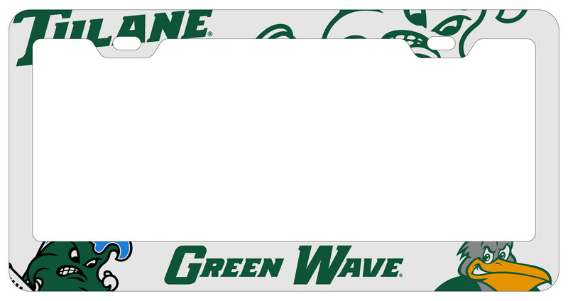 Tulane University Green Wave Officially Licensed Collegiate License Plate Frame 