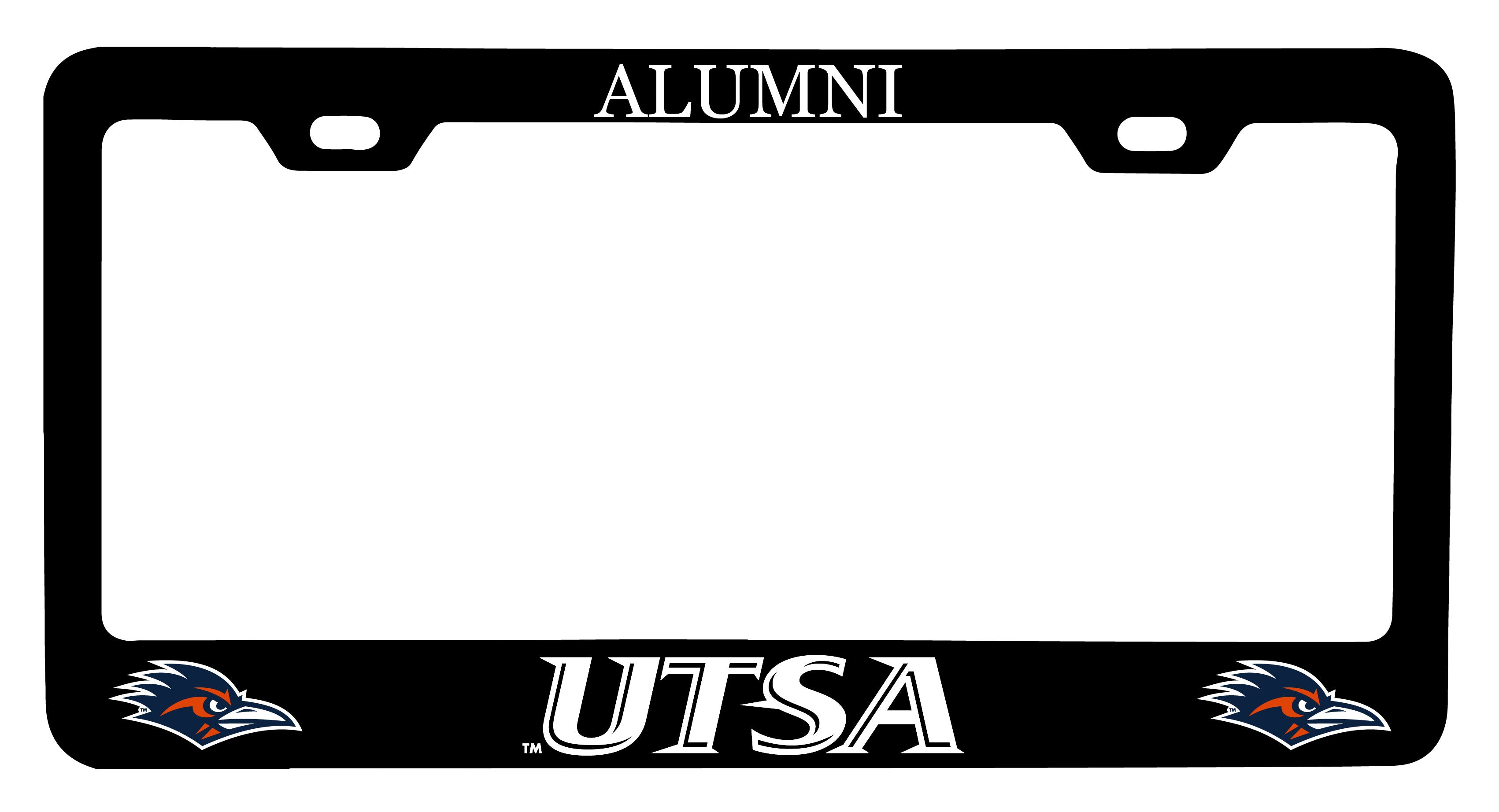NCAA UTSA Road Runners Alumni License Plate Frame - Colorful Heavy Gau ...