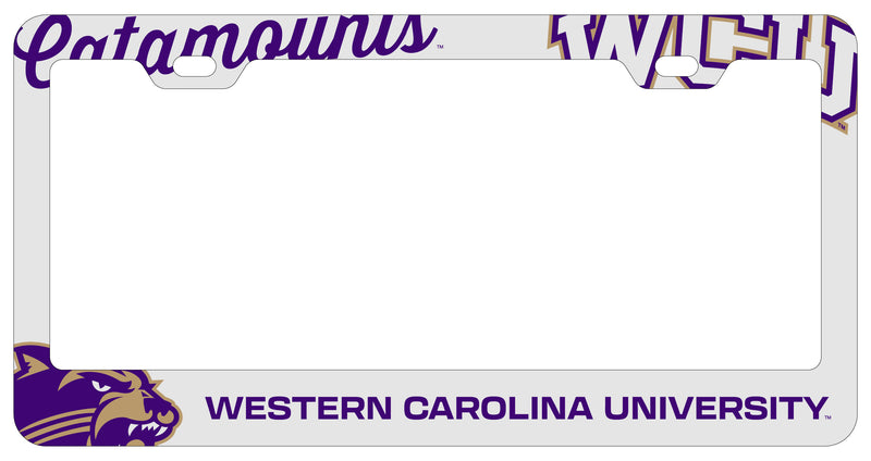 Western Carolina University Officially Licensed Collegiate License Plate Frame 