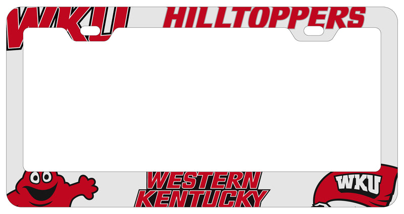 Western Kentucky Hilltoppers Officially Licensed Collegiate License Plate Frame 