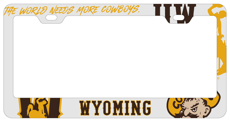 University of Wyoming Officially Licensed Collegiate License Plate Frame 