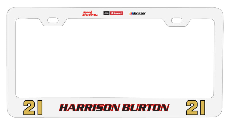 #21 Harrison Burton Officially Licensed Metal License Plate Frame