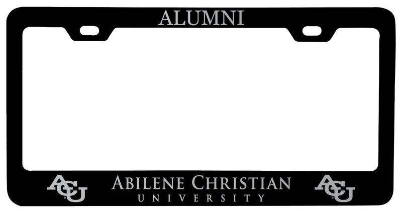 Abilene Christian University Alumni Engraved Metal License Plate Frame
