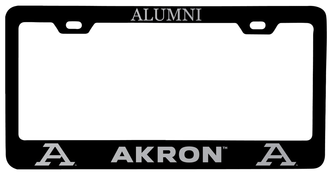 Akron Zips Alumni Engraved Metal License Plate Frame