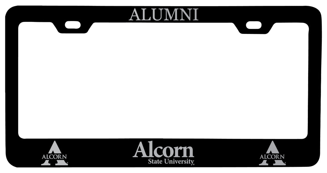 Alcorn State Braves Alumni Engraved Metal License Plate Frame