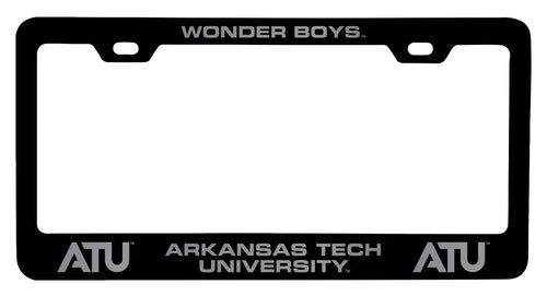Arkansas Tech University Engraved Metal License Plate Frame Black Officially Licensed Collegiate Product Black
