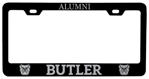 Butler Bulldogs Alumni Engraved Metal License Plate Frame Black Officially Licensed