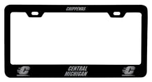 Load image into Gallery viewer, Central Michigan University NCAA Laser-Engraved Metal License Plate Frame - Choose Black or White Color

