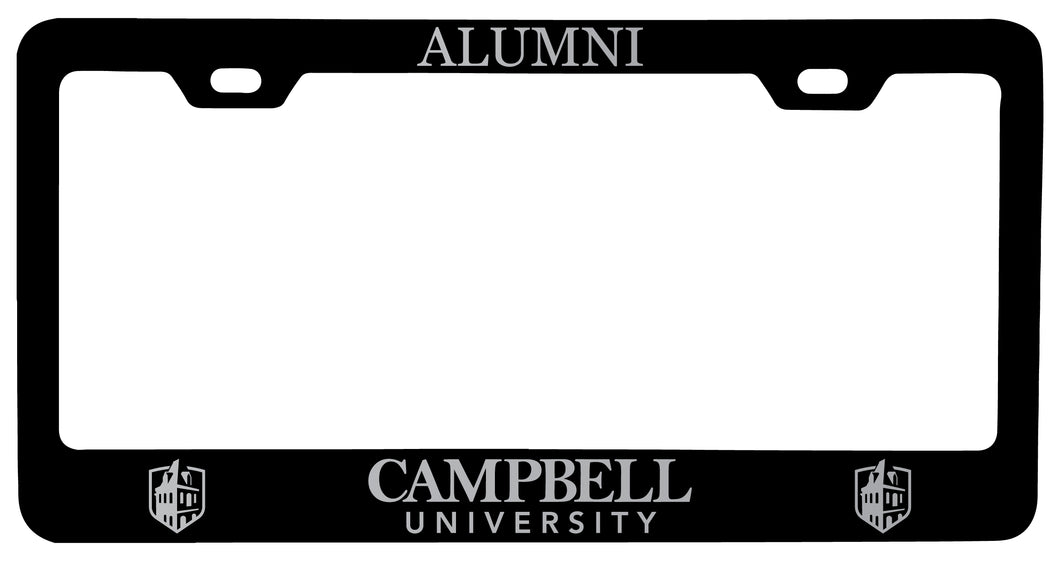Campbell University Fighting Camels Alumni Engraved Metal License Plate Frame