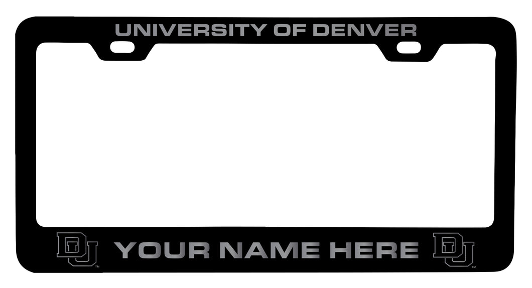 University of Denver Pioneers Customizable Engraved Metal License Plate ...