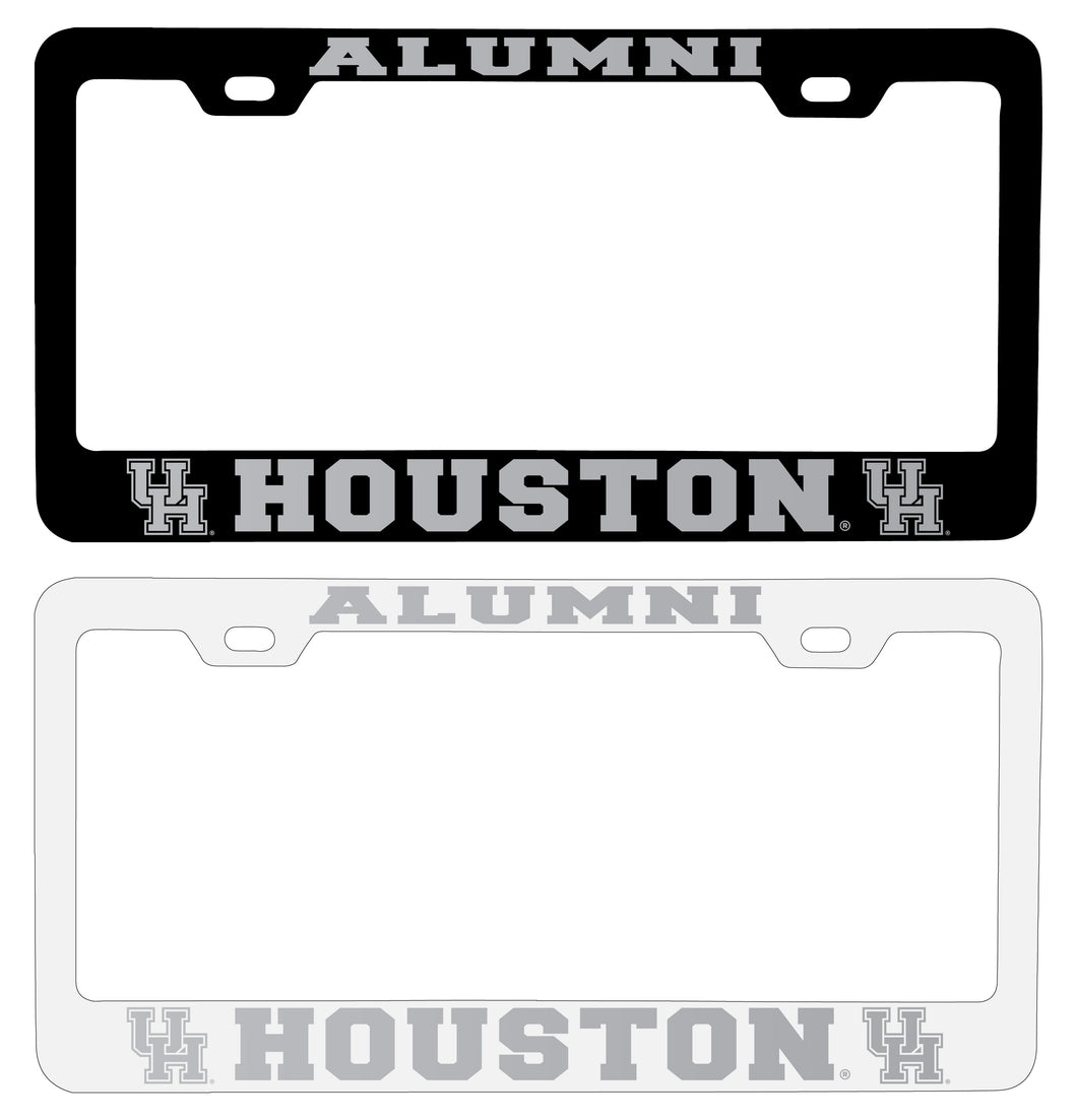 12 Pack University of Houston NCAA Laser-Engraved Metal License Plate Frame - Choose Black or White Pack of 12