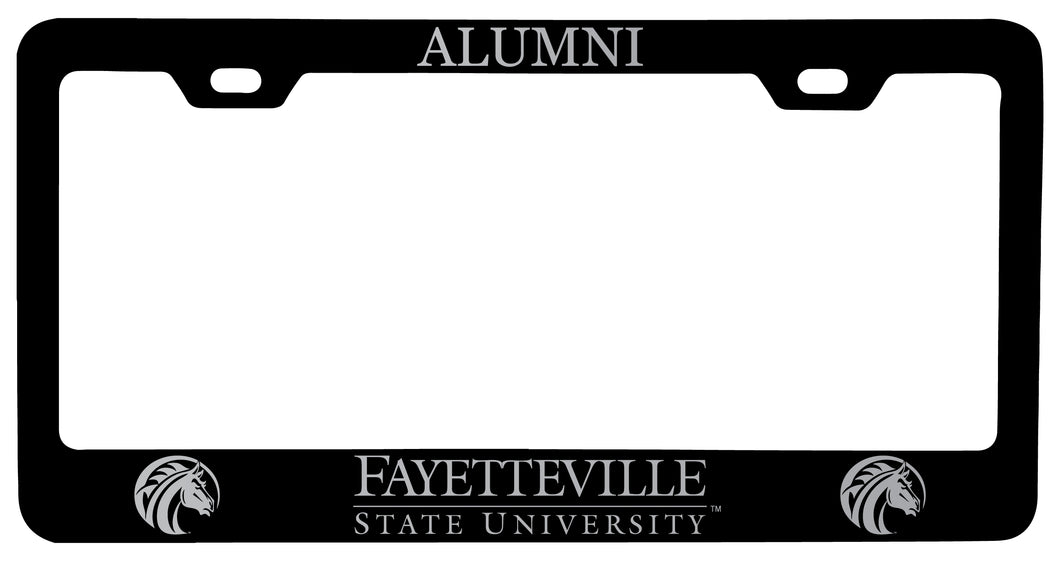 Fayetteville State University Alumni Engraved Metal License Plate Frame