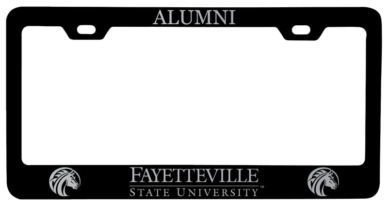 Fayetteville State University Alumni Engraved Metal License Plate Frame