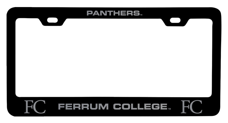 Ferrum College Engraved Metal License Plate Frame Black Officially Licensed Collegiate Product Black