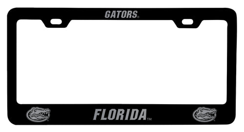 Florida Gators Engraved Metal License Plate Frame Black Officially Licensed Collegiate Product Black