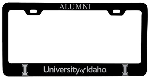 Idaho Vandals Alumni Engraved Metal License Plate Frame Black Officially Licensed