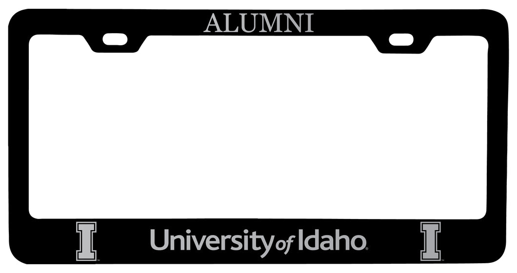 Idaho Vandals Alumni Engraved Metal License Plate Frame Black Officially Licensed