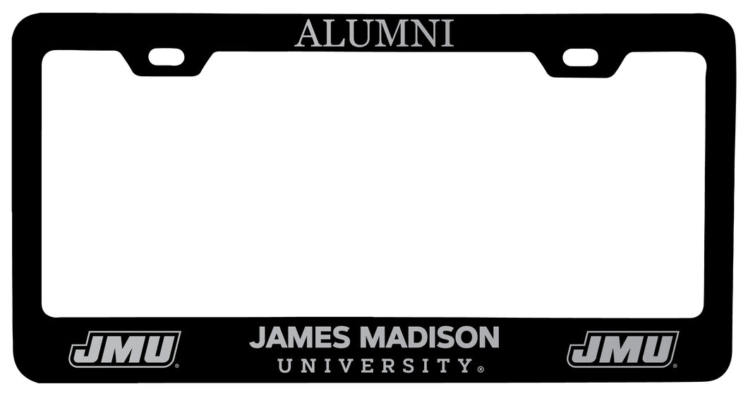 James Madison Dukes Alumni Engraved Metal License Plate Frame