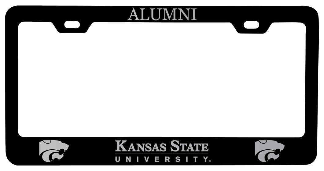 Kansas State Wildcats Alumni Engraved Metal License Plate Frame