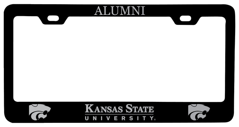 Kansas State Wildcats Alumni Engraved Metal License Plate Frame