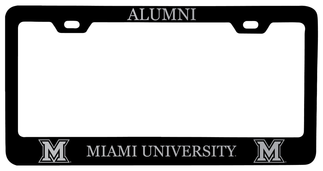 Miami University of Ohio Alumni Engraved Metal License Plate Frame