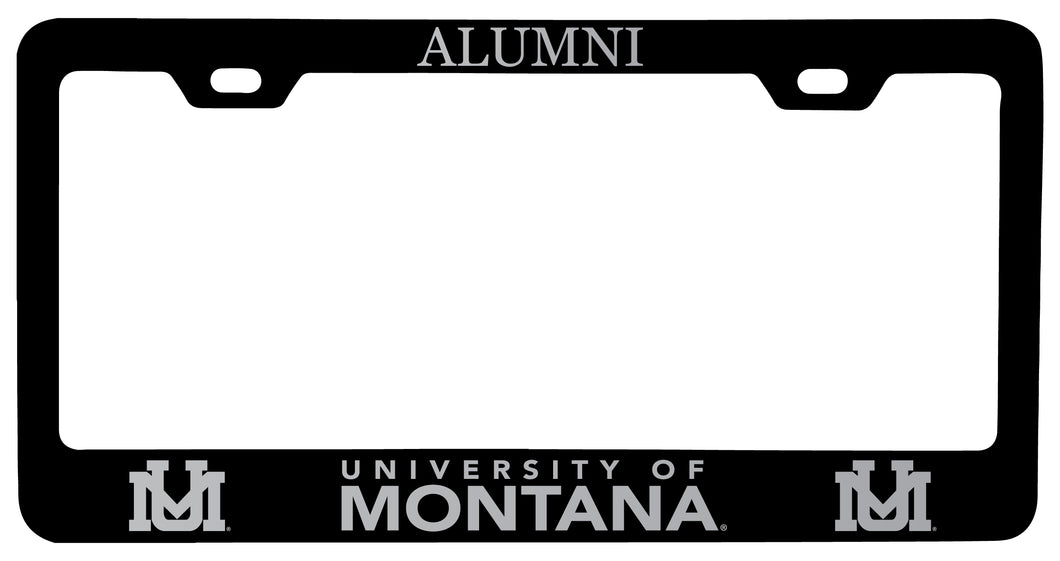 Montana University Alumni Engraved Metal License Plate Frame