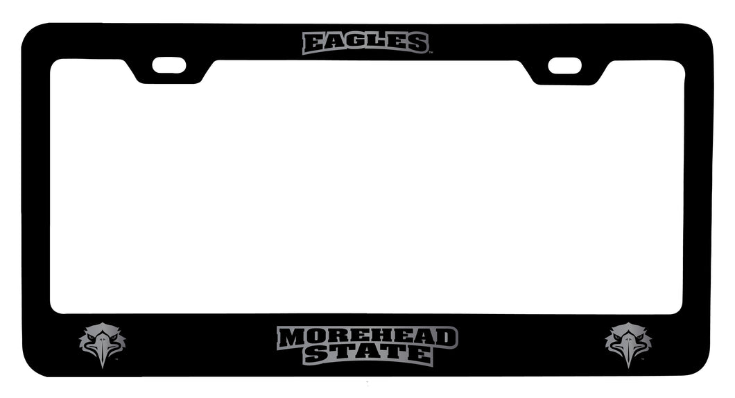 Morehead State University NCAA Laser-Engraved Metal License Plate Frame - Choose Black or White Color